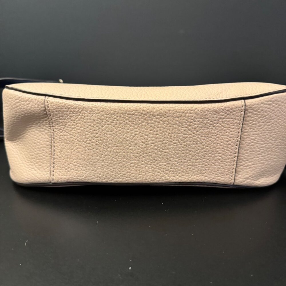 Kate Spade New York Polly Convertible Flap Leather Handbag Blush Medium Dust Bag - Picture 12 of 16